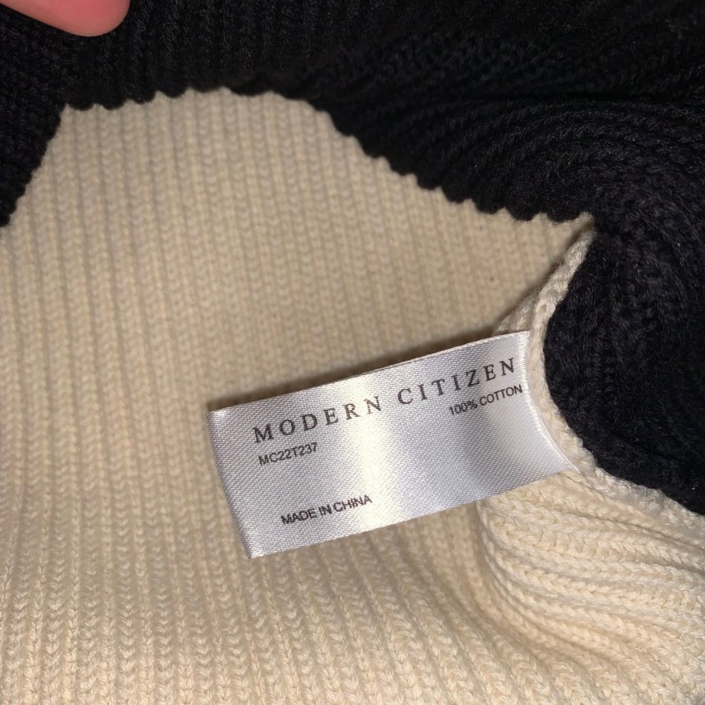 Modern Citizen Yuri Color-Block Ribbed Sweater - Picture 8 of 12